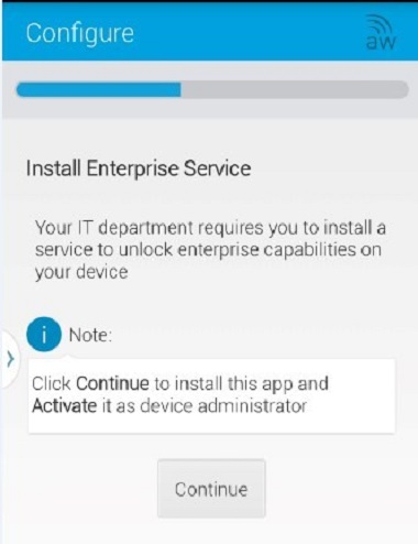 Install Enterprise Service